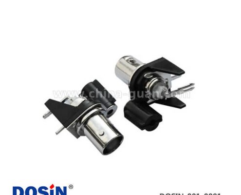 pcb板連接器黑色塑料外殼彎式母頭同軸射頻BNC50歐姆