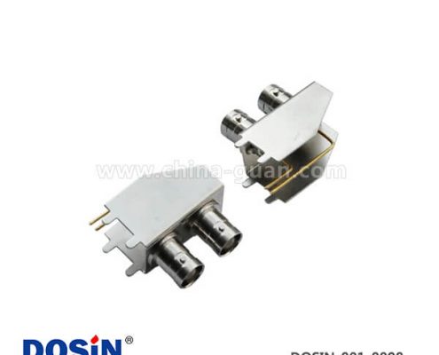 bnc視頻接口雙頭鋅合金50歐姆彎式母頭射頻同軸連接器