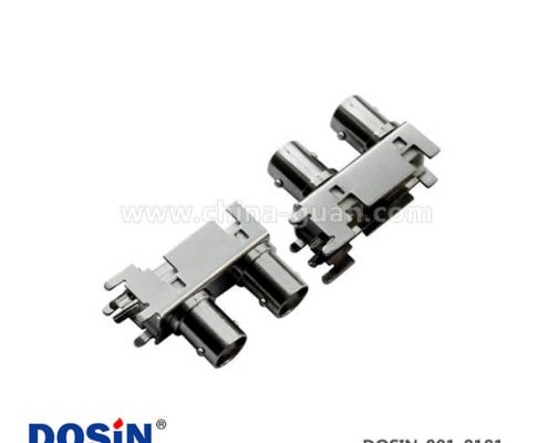 bnc射頻 同軸連接器90度50歐姆母頭PCB端子