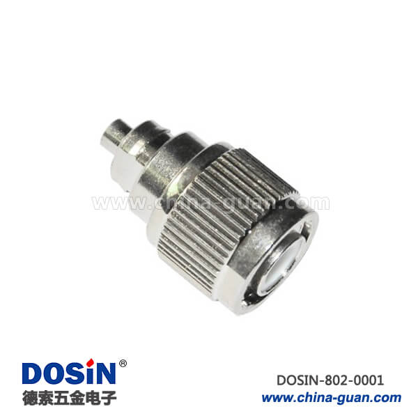 同軸公頭直式焊接TNC射頻連接器RG58_RG59線纜