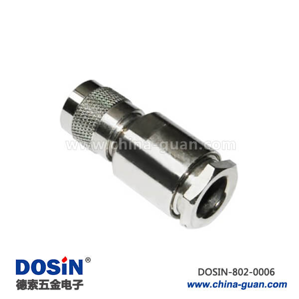 tnc連接頭直式公頭螺母鎖緊連接式RF射頻同軸連接器