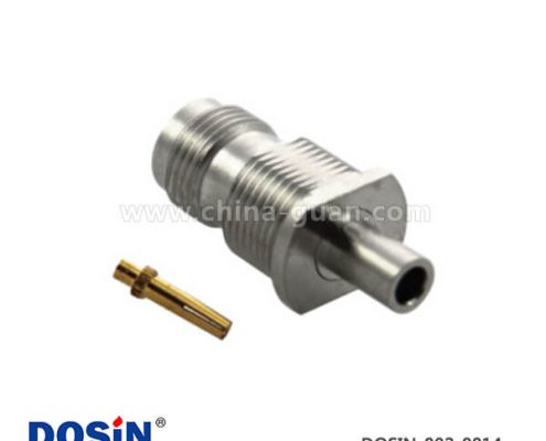 優(yōu)質射頻同軸連接器tnc直式穿墻式焊接母頭