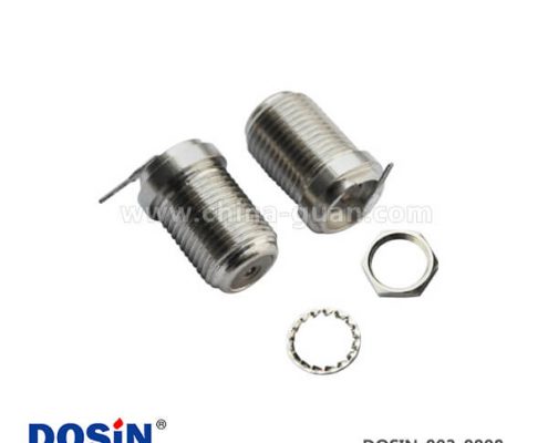 機頂盒接線頭RF射頻同軸F頭連接器穿墻接線