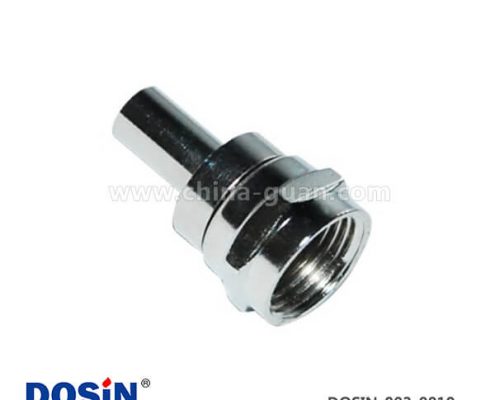 公頭接線F型RF射頻同軸直式公頭連接器