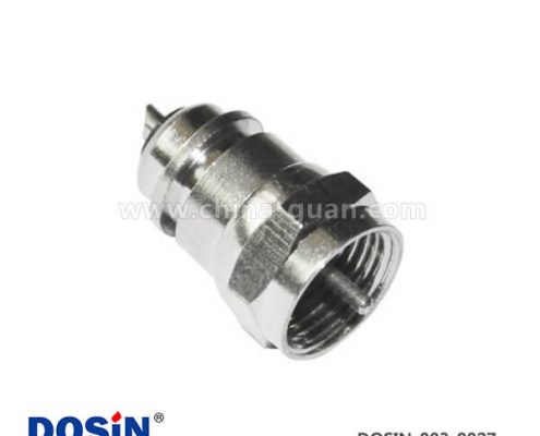 f型視頻連接器直式公頭 RF同軸接線(xiàn)