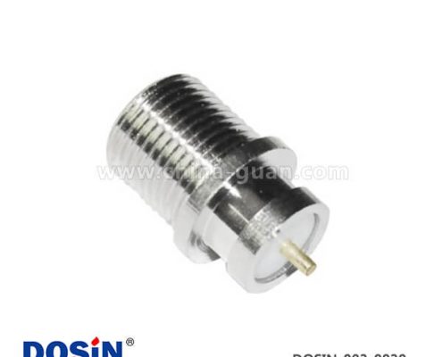 電視射頻接口 母頭F型同軸直式穿墻連接器