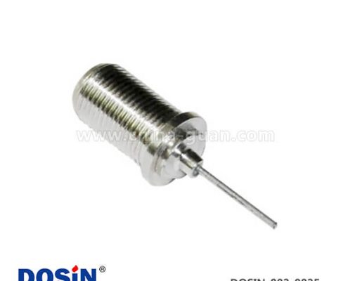 有線電視f接口直式穿墻母頭RF射頻同軸連接器