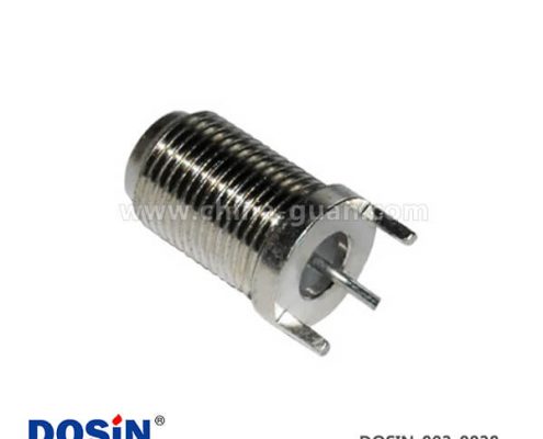 連接器母座F頭2腳直式母頭 RF射頻同軸