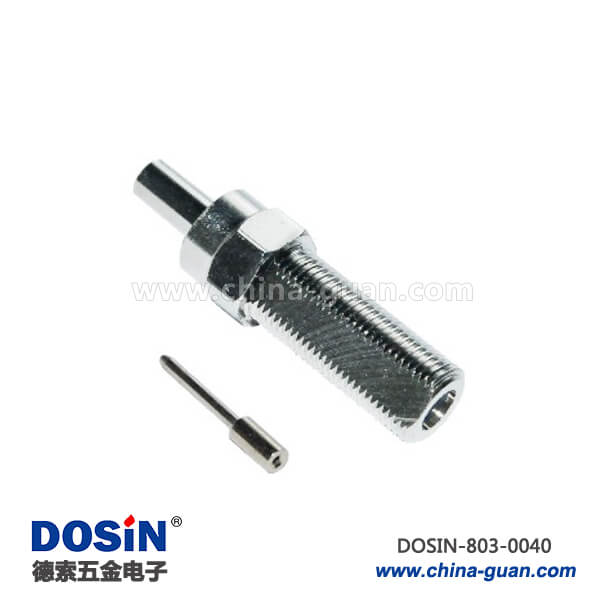 母插頭F頭 直式母頭 RF射頻同軸連接器接線