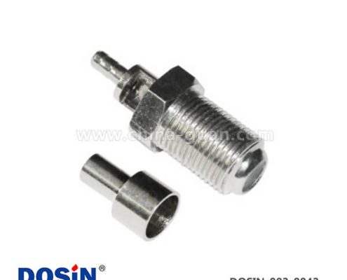 f接頭連接器75歐姆直式穿墻母頭RF射頻同軸