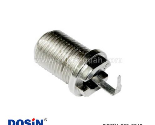 有線電視f頭RF射頻同軸彎式穿墻連接器