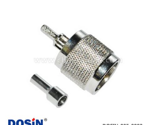 同軸電纜rg58 n型射頻連接器直式壓接公頭RG59_RG6_RG174_RG213