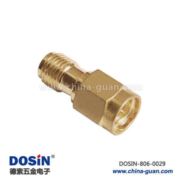 同軸連接器東莞直式鍍金sma公頭轉(zhuǎn)sma母頭 同軸連接器東莞直式鍍金sma公頭轉(zhuǎn)sma母頭