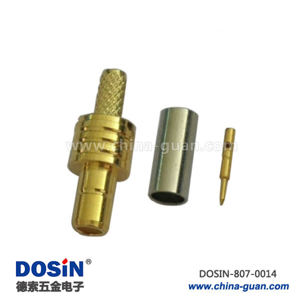 射頻同軸連接器 smb直式母頭壓接線纜RG316