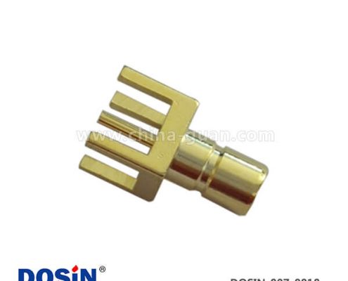 smb 連接器射頻同軸直式母頭4腳PCB板端插座