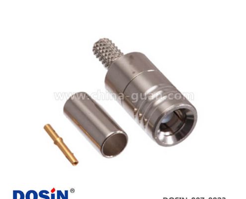 專(zhuān)業(yè)射頻同軸連接器直式公頭壓接smb同軸線(xiàn)纜