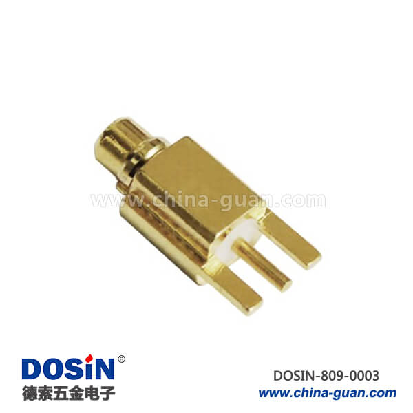 板端連接器直式2腳PCB板端插座mmcx射頻同軸連接器