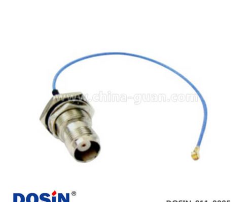 tnc穿墻母頭接rg174射頻同軸線材接ipex