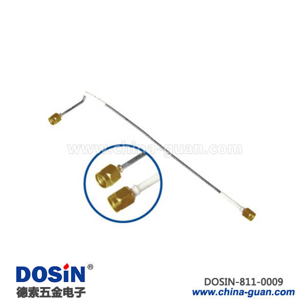 sma公頭semi-rigid射頻同軸線材接sma公頭