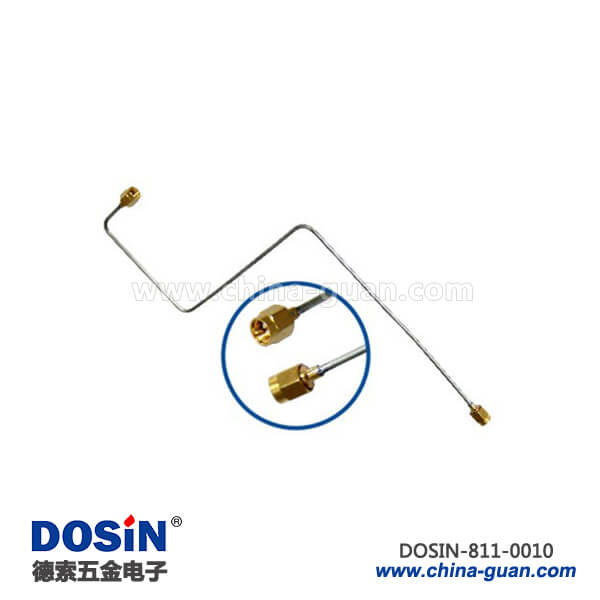 sma公頭semi-rigid射頻同軸線纜接sma公頭配件