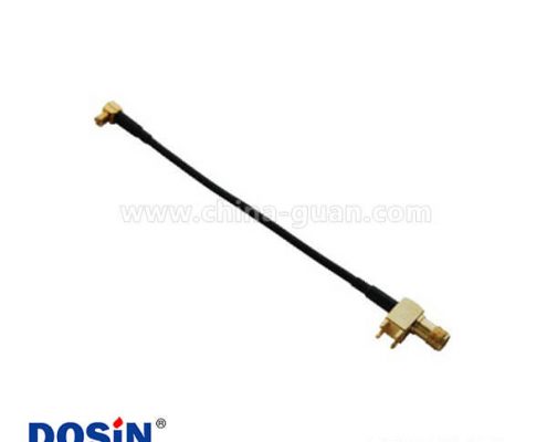 sma彎插母頭射頻同軸線材接mcx