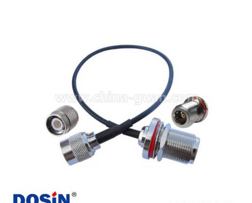 n型穿墻防水母頭射頻同軸線材接tnc公頭