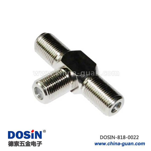 rf接頭F三通母頭轉(zhuǎn)接頭連接器