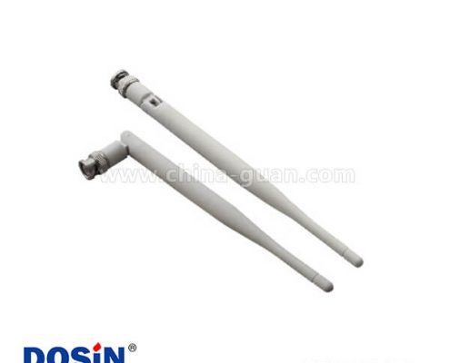 白色4g無線wifi橡膠外殼外置天線接bnc連接器