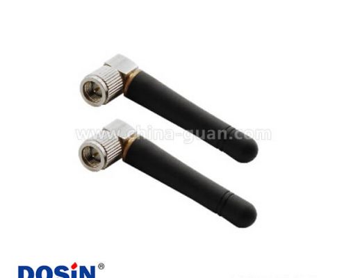 無線gsm外置天線黑色外殼接n型公頭彎式連接器