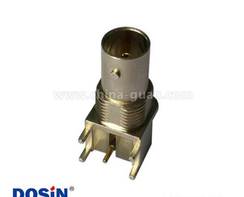 bnc插板PCB板端連接器彎式母頭