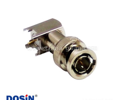 bnc接頭母頭彎式PCB板端射頻同軸連接器