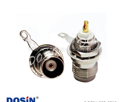 tnc母頭同軸射頻連接器直式穿墻焊接線