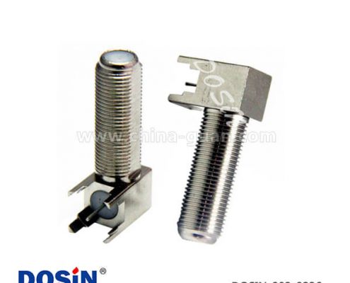 英制f母頭彎插母頭PCB板端連接器