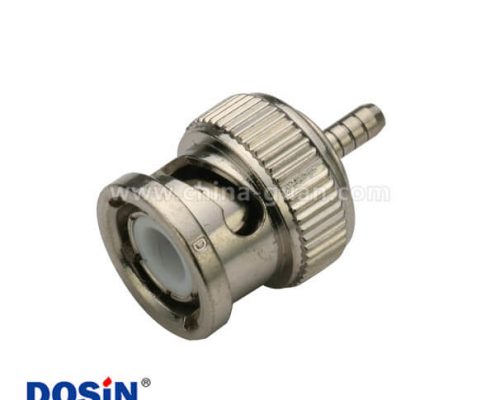 bnc公頭焊線式 直式射頻同軸電纜連接器