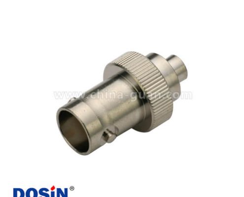 BNC直式射頻同軸 50歐姆 鋅合金母頭 電纜連接器