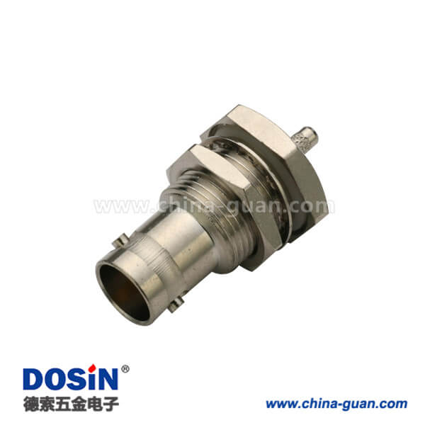 DOSIN-801-1017 BNC穿墻母頭直式射頻同軸線纜連接器