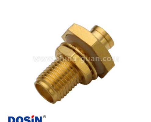 sma防水連接器直式穿墻母頭線纜UT085