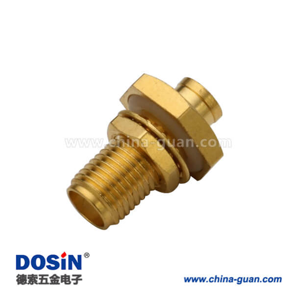 DOSIN-806-1003 sma防水連接器直式穿墻母頭線纜UT085