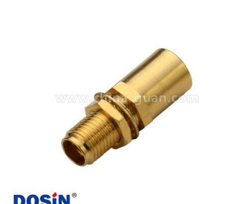 sma連接器穿墻接頭母頭射頻同軸連接線纜 UT250