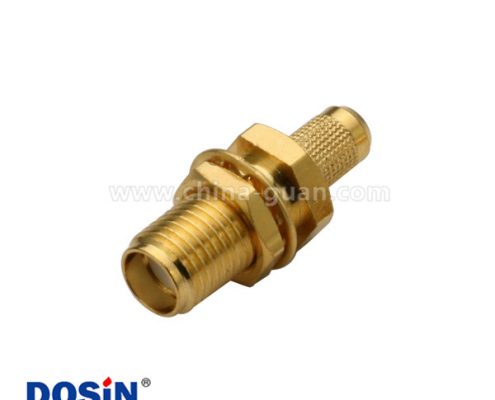 sma穿墻母頭 同軸線纜直式壓接式接線RG440, 223