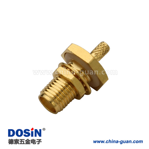 sma穿墻防水母頭直式射頻同軸線纜RG440，223