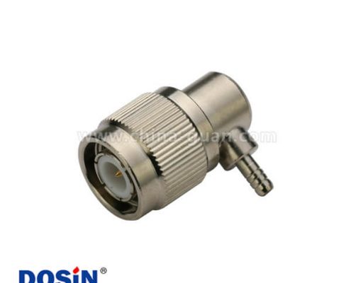 tnc連接器彎式壓接公頭接線RG316同軸線纜