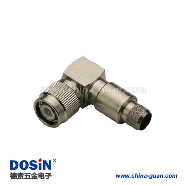 DOSIN-802-1019 tnc連接器視頻接頭彎式公頭同軸線纜lmr400,rg8