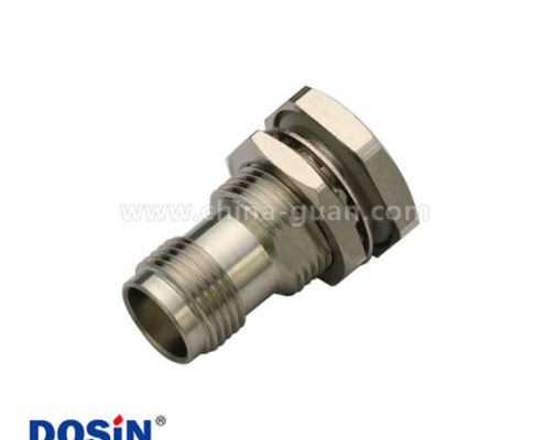 tnc射頻連接器直式穿墻50歐姆母頭面板安裝接線UT085