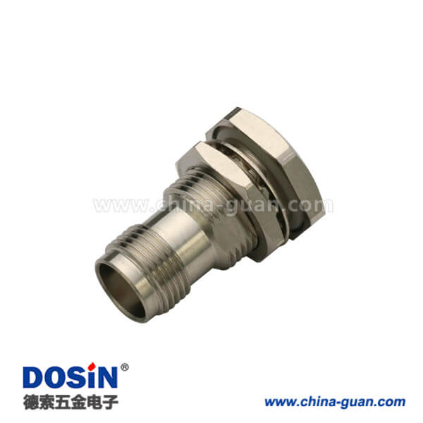 DOSIN-802-1020 tnc射頻連接器直式穿墻50歐姆母頭面板安裝接線UT085