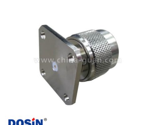 n頭直式公頭法蘭盤型4孔射頻同軸連接器