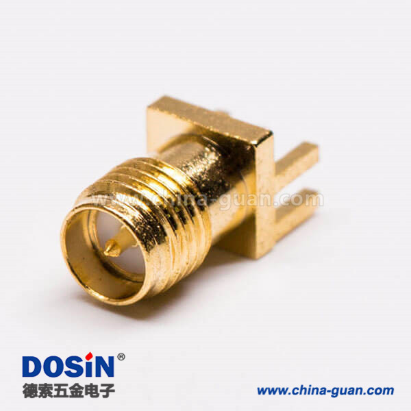 DOSIN-806-0128 SMA連接器180板端SMA反極邊緣卡板公接頭