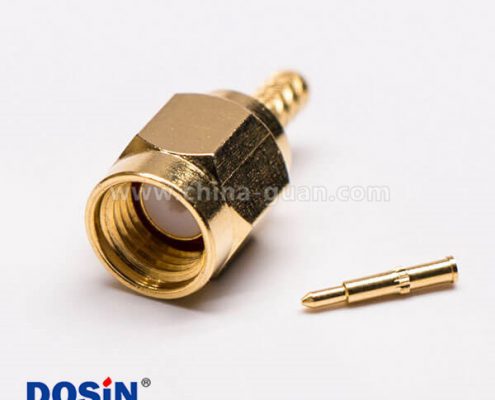 SMA連接器壓接式SMA公頭接RG174線