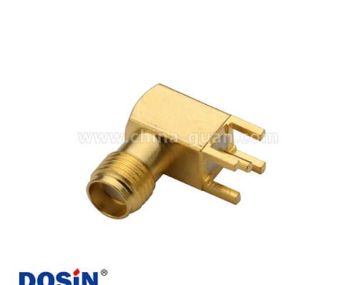 SMA連接器90度母頭接pcb板插座