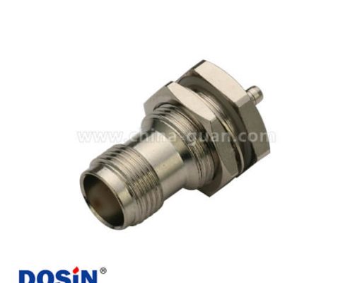 tnc射頻連接器直式焊接母頭接rg316同軸線纜面板安裝